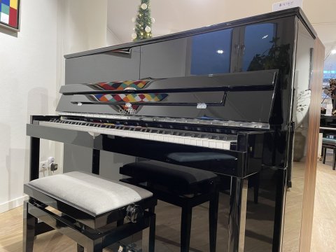 Sauter piano zwart vista 122cm 2