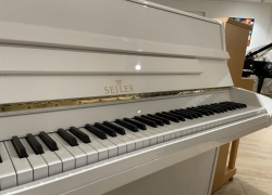 Seiler Klavier, 112cm, neu weiss polyester lackiert